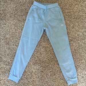 Adidas Mens Light Blue Joggers Sz XS